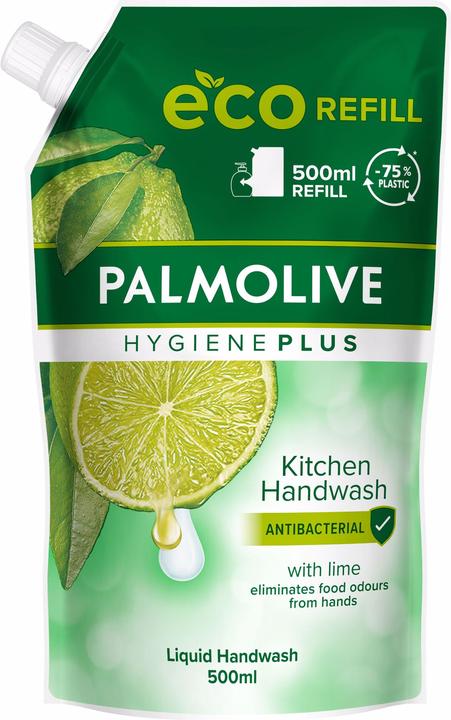 Palmolive Hygiene Plus Kitchen Nachfüllbeutel (Handseife Nachfüllpackung, 500 ml)