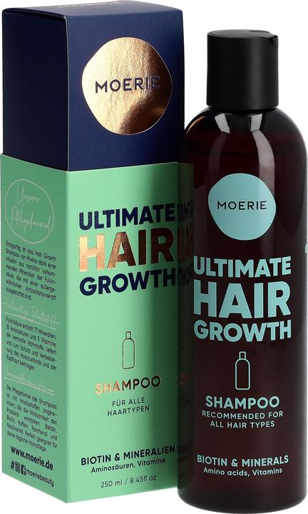Actual product image Moérie Ultimate Hair Growth (250 ml, Liquid shampoo)