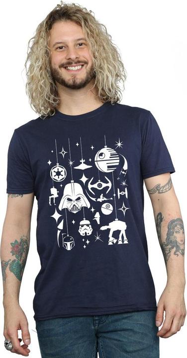 Produktbild Star Wars Christmas Decorations TShirt (L)