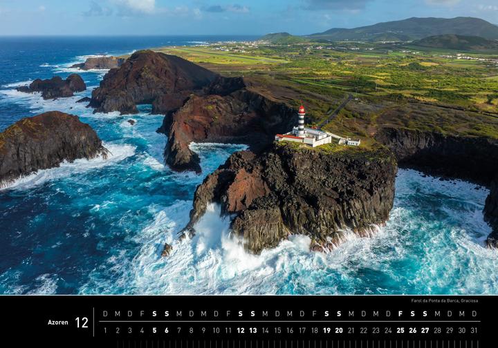 Produktbild Azoren Premiumkalender 2026 (50 x 35 cm, Harter Einband, Deutsch)