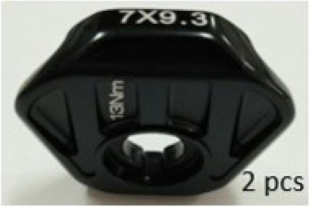 Produktbild PRO KLEMMEINSATZ SATTELST. EINFACHSCHR. SCHWARZ 9,3MM 1SET=2STK.