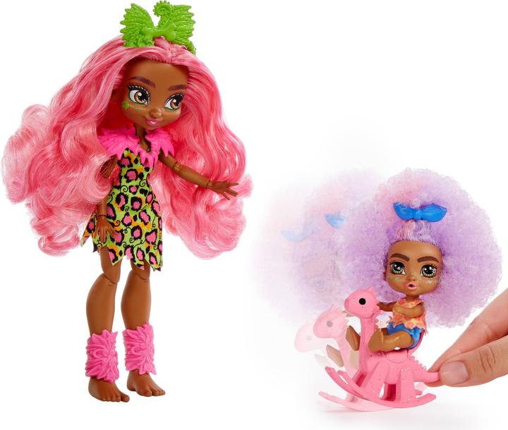 Actual product image Cave Club Wild About Babysitting Playset + Fernessa & Furrah Dolls