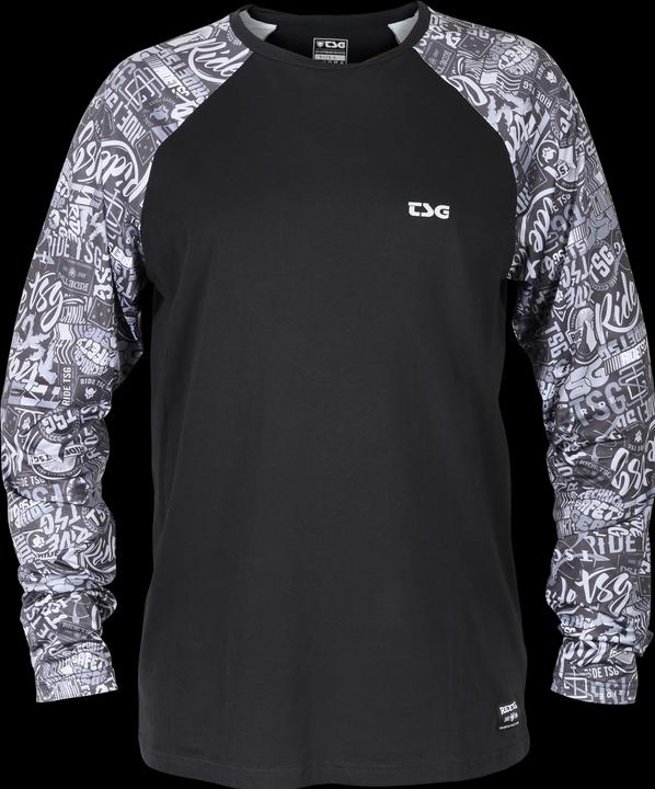 TSG l/s raglan t-shirt stickersleeve