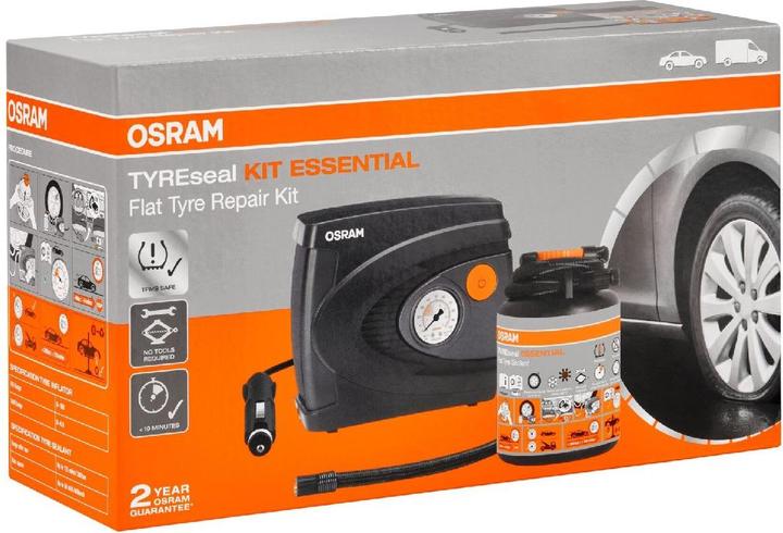 Produktbild Osram Reifenkompressor und Dichtmittel KIT ESSENTIAL (0.45 l)
