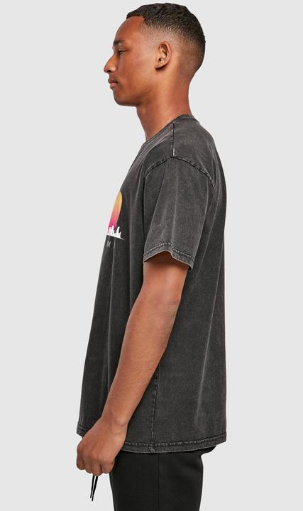 Produktbild Merchcode Miami X Acid Washed Heavy Oversize Tee - 113137 (L)