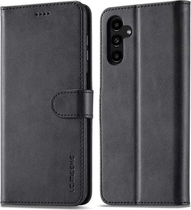LC.Imeeke Galaxy A35 - Leder Etui Hülle schwarz (Samsung Galaxy A35)