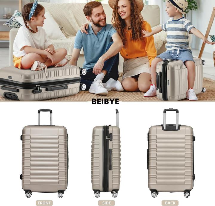Produktbild Beibye Hartschalen-Reisekoffer (75 l, M (50 - 90l))