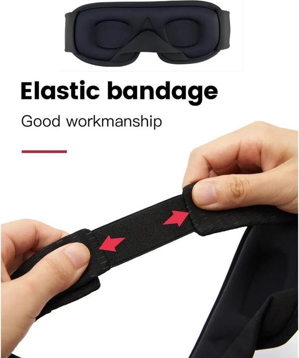 Produktbild Swissdetector 3D-Schlafmaske verstellbar - grün (Schlafmaske)