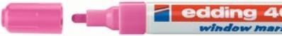 Actual product image Edding Window Marker 4095 (Pink, 3 mm, 1 x)