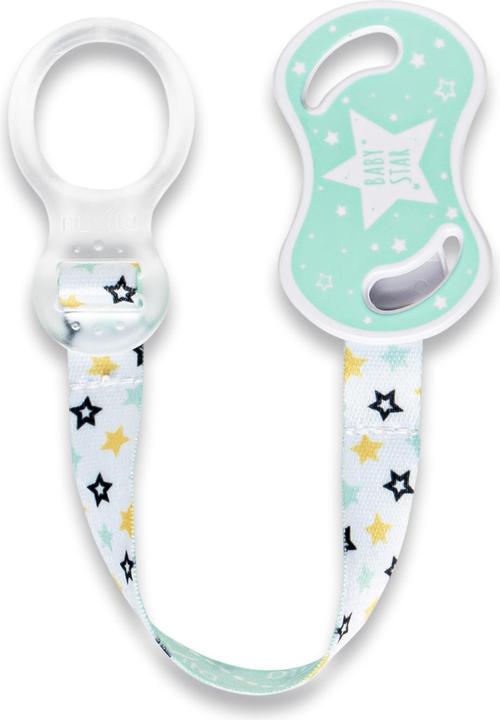 Produktbild Nuvita Schnullerhalter mit Ring Green Cool (Baby Star) (1 x)