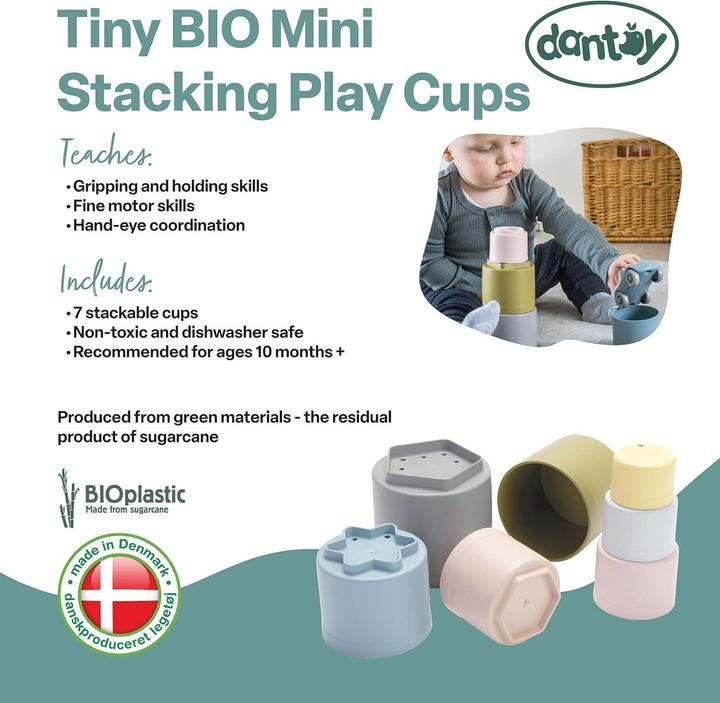 Image du produit dantoy Petits gobelets Bio empilables