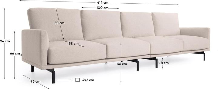 Image du produit Kave Home Galene (4 places)