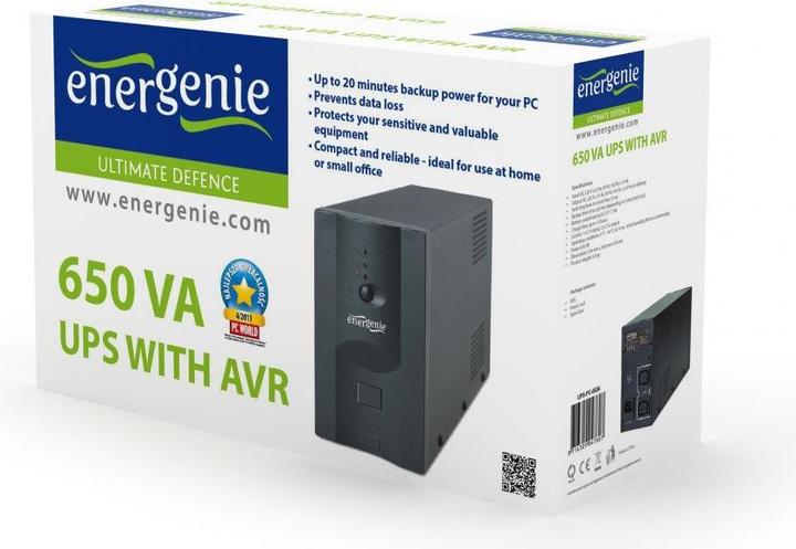 Produktbild Gembird UPS-PC-652A (650 VA, 390 W, Line-Interaktiv USV)