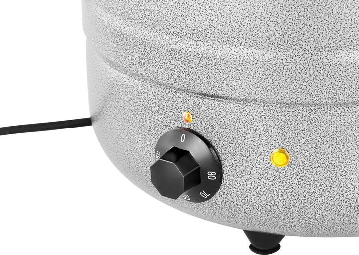 Produktbild Royal Catering Suppentopf elektrisch Suppenkessel Edelstahl Stahl silbern Partytopf 10 L 400 W