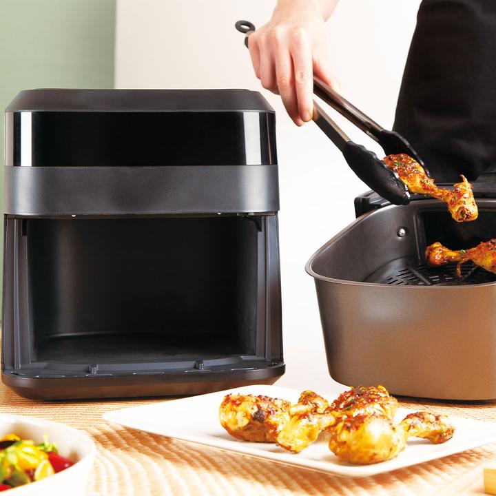 Produktbild BerlingerHaus BH9446 Air fryer, 6,3L, visible window Black Rose CollectionMona