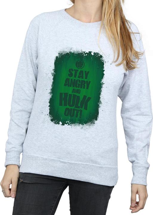 Image du produit Pull Femme/Les Femmes Hulk Stay Angry (XXL)