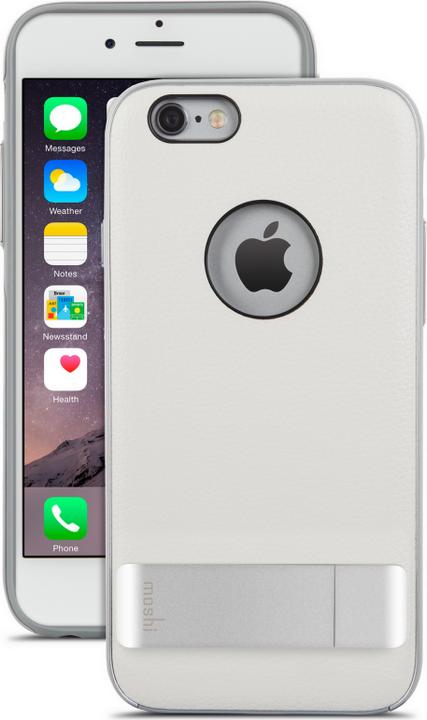 Produktbild Moshi Kameleon - designer case with aluminum kickstand - fits iPhone 6/6s - Ivory White (Apple iPhone 6)