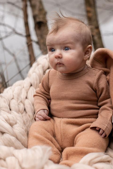Actual product image CeLaVi Baby Wool Trousers Harem Macaroon (80)