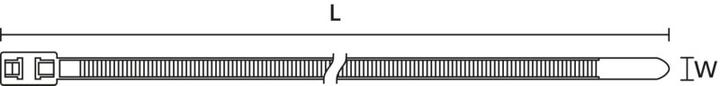 Image du produit HellermannTyton Attaches de câble (Serre-câbles en plastique, 395 mm, 100 pcs)
