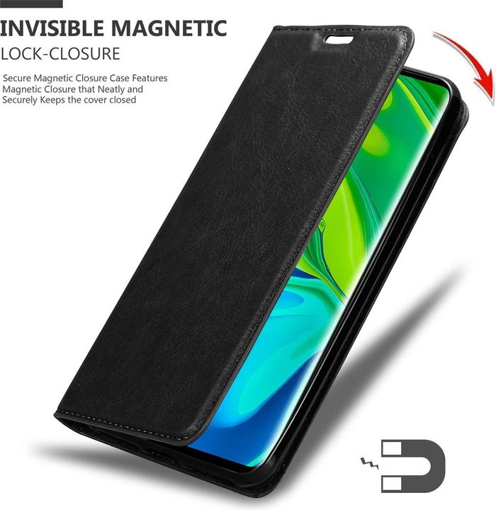 Productafbeelding Cadorabo Boek Onzichtbare Magneethoes (Xiaomi Mi Note 10)