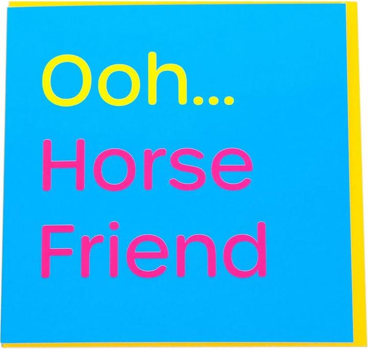 Image du produit Gubblecote Carte de voeux Horse Friend Papier (1 pcs)
