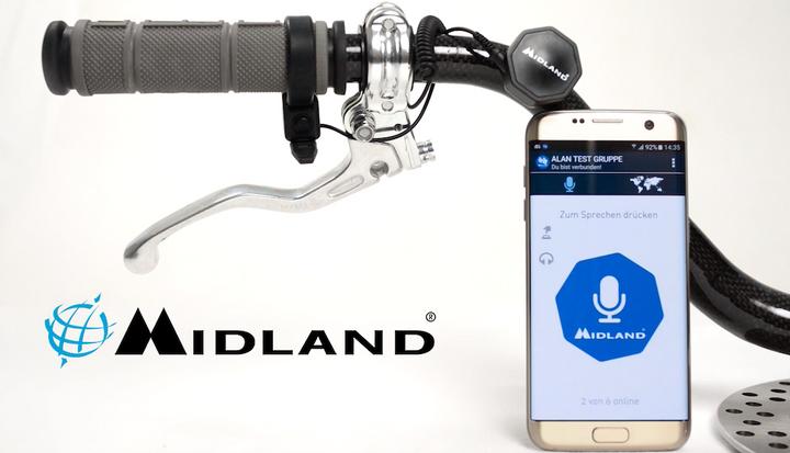 Produktbild Midland Motorradfunk BTT Bluetooth Button, schwarz