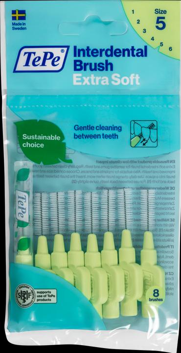 Actual product image TePe Interdental brushes Extra Soft ISO 5 (8 x, 0.80 mm)