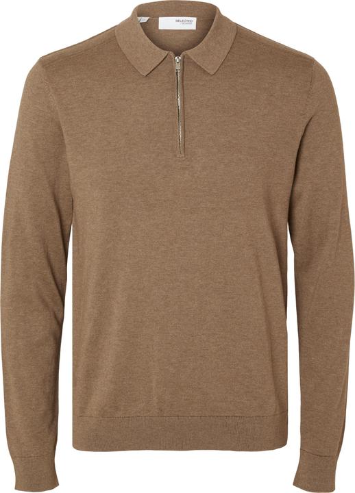 Selected Homme Strick Langarm-Poloshirt