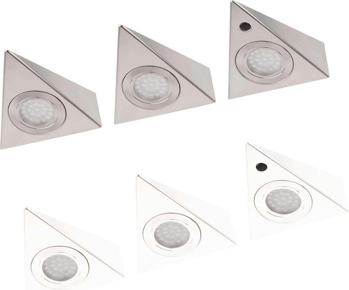 Image du produit Müller Licht Éclairage encastrable à LED avec détecteur de mouvement - 3 pièces - blanc (3000 lm)