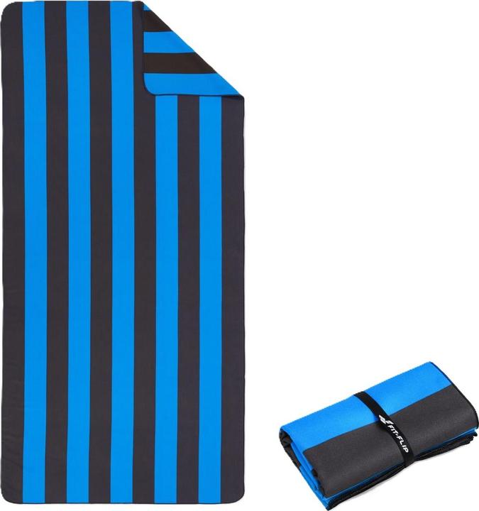 Actual product image Fit-Flip Strandtuch XXL Mikrofaser schnelltrocknendes Badetuch 200x90cm (200 x 90 cm)