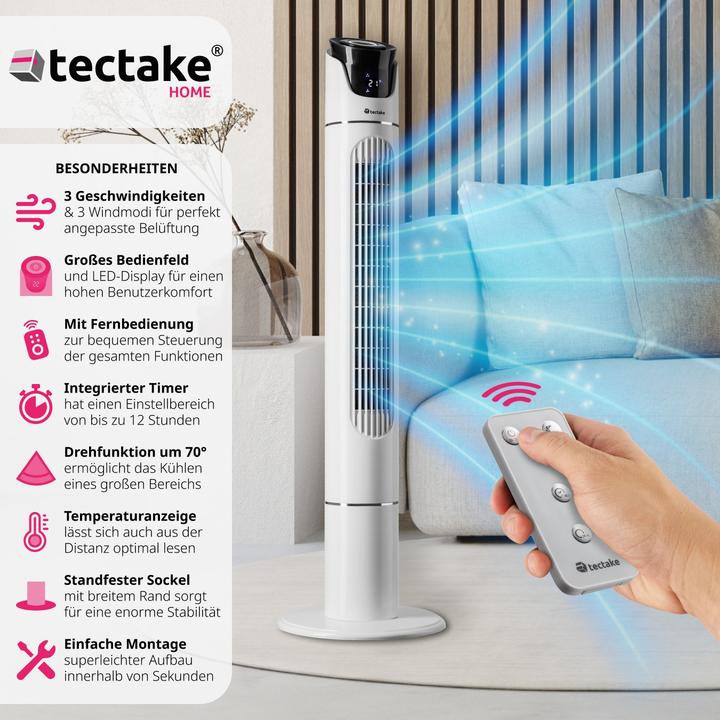 Produktbild tectake Turmventilator (50 dB)