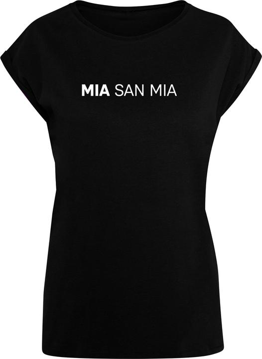FC Bayern München Ladies Mia San Mia B/W Extended Shoulder Tee - 115371