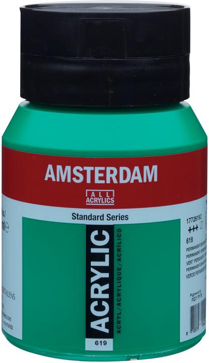 Amsterdam Acrylic 500ml dark green (Green, 500 ml)