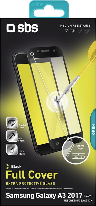 Actual product image Full Cover Glass Screen Protector for Samsung Galaxy A3 2017 (1 Piece, Samsung Galaxy A3 (2017))