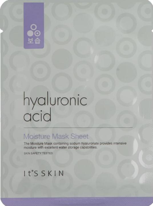 Actual product image Skin Gin It's Skin - Hyaluronic Acid Moisture Mask Sheet Mask In Sheet From Hyaluronic Acid 17G (1000 ml)