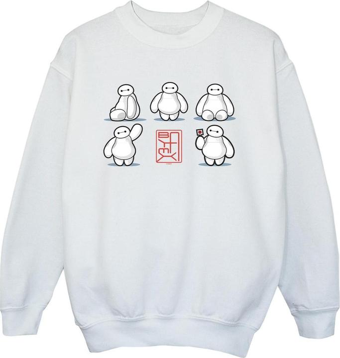 Produktbild Disney Big Hero 6 Baymax Many Poses Sweatshirt Jungen (140, 146)