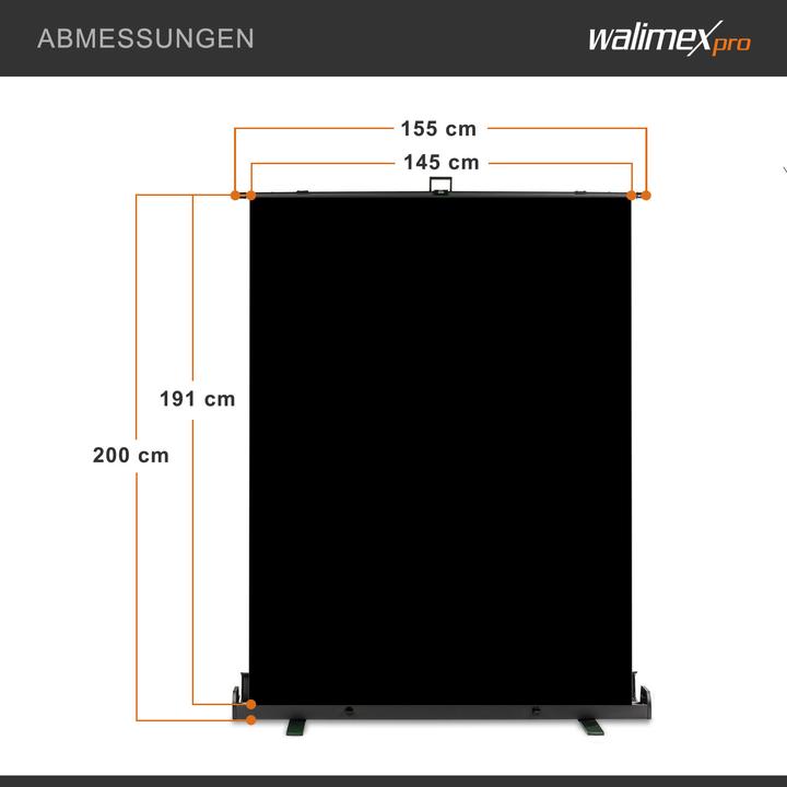 Actual product image Walimex pro pro roll-up panel (157 cm, 200 cm)