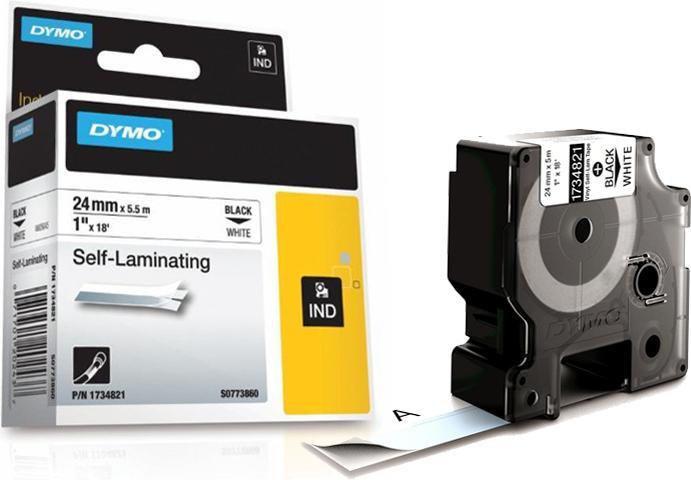 Produktbild Dymo Rhino selbstlaminierendes Vinylband (2.40 cm, Weiss)