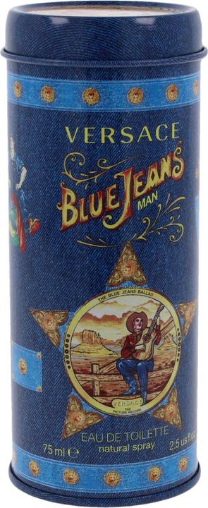 Actual product image Versace blue jeans (Eau de toilette, 75 ml)