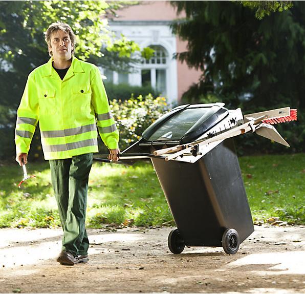 Image du produit Flora Châssis pour poubelles CARRIER PICK UP, avec poignée et support pour outils, à (240 l)