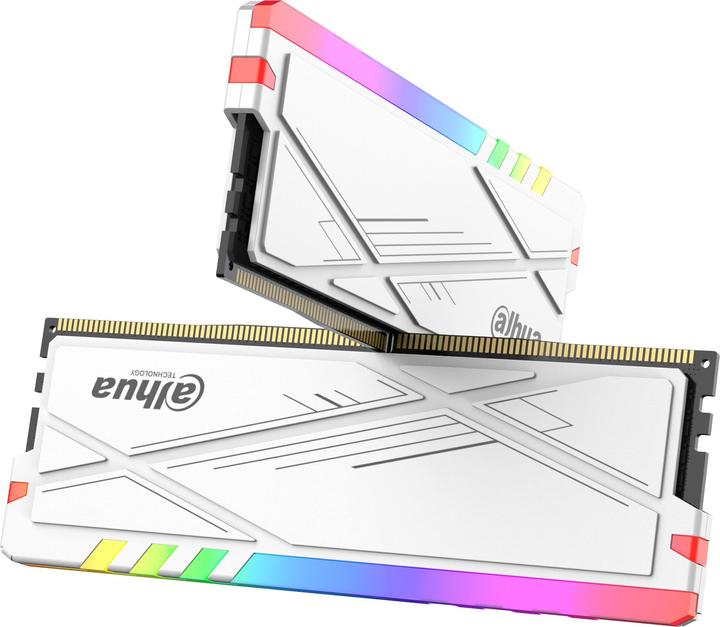 Actual product image Dahua DDR4 PC3600 16GB (2x8) C600 Series RGB White (2 x 8GB, 3600 MHz, DDR4-RAM, DIMM)