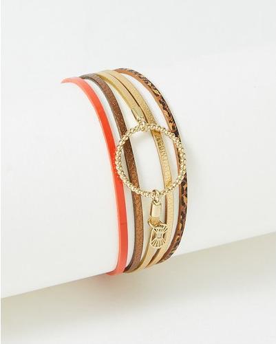 Immagine prodotto Flowers Forzoé Bracciale Annabelle - Piastra In Ottone - Vera Pelle (Piastra in ottone)