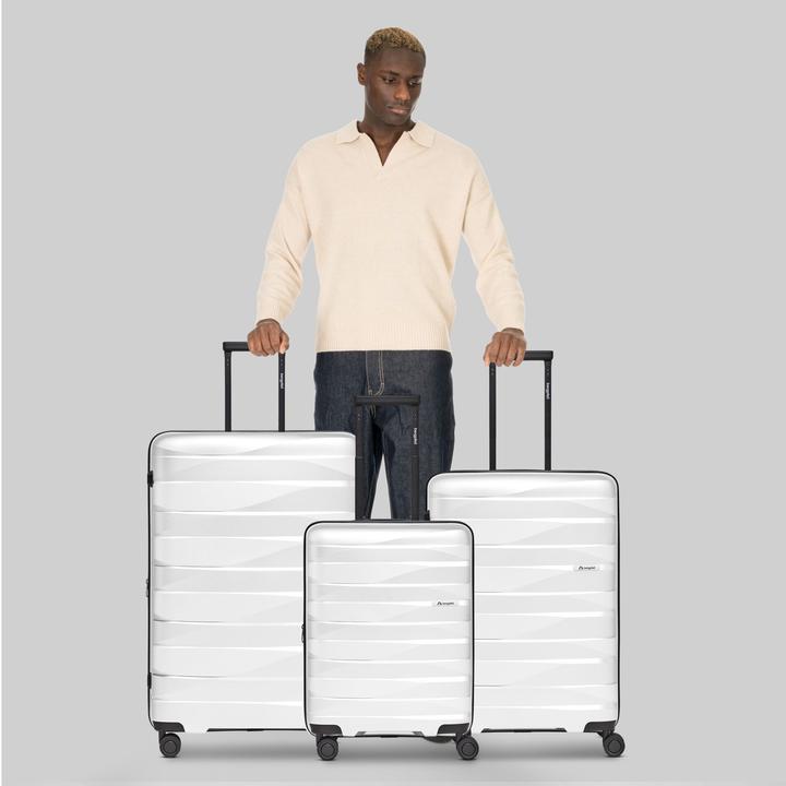 Image du produit Bergpfeil Travel 4-Rollen Kofferset 3-tlg. mit Dehnfalte (228 l, XL (à partir de 115l))