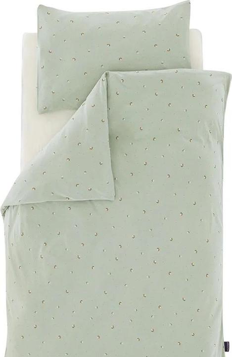 Produktbild Träumeland Bettwaesche Jersey Fiore gruen 80/80 + /40