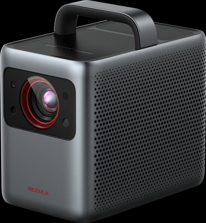 Actual product image Nebula Cosmos Laser 4K black mobile projector 4K UHD 2200 ANSI Lumen HDR10 Dolby Audio