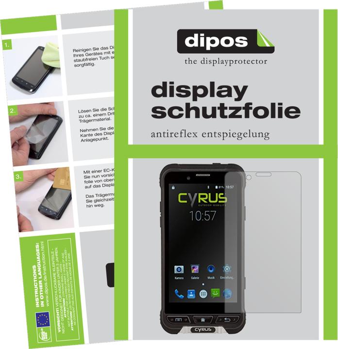 Produktbild Dipos Displayschutzfolie Antireflex (2 Stück, Cyrus CS 35 Freestyle)