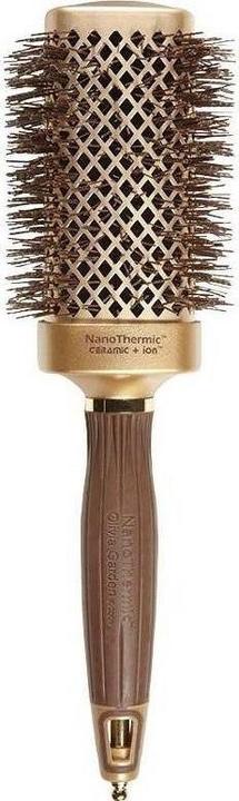 Actual product image Olivia Garden NanoThermic Ceramic Ion SQUARE Shaper Hairbrush 2 Inch