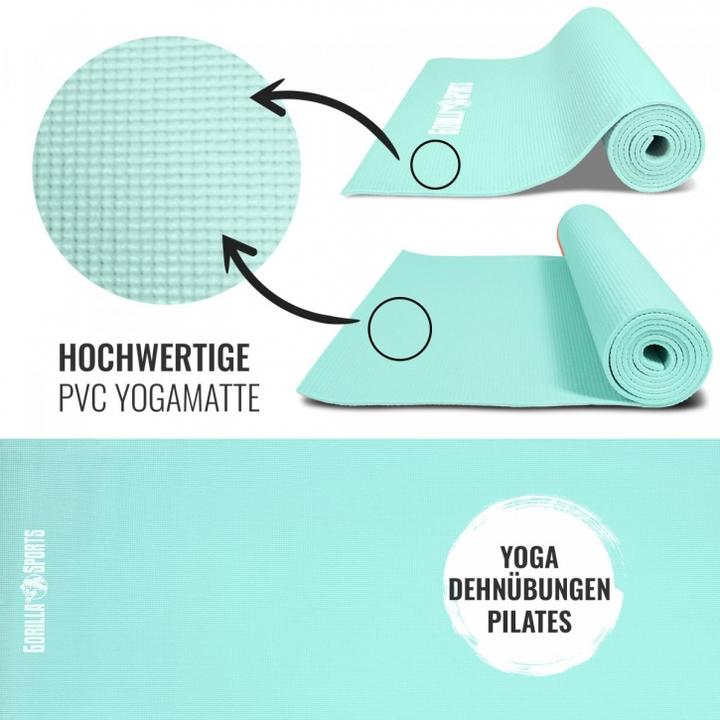 Immagine prodotto Gorilla Sports Tappetino da yoga (5 mm)