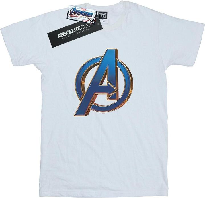 Avengers Endgame Heroic Logo Baumwolle Boyfriend TShirt