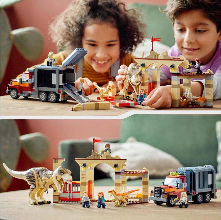 Produktbild LEGO T. Rex & Atrociraptor: Dinosaurier-Ausbruch (76948, LEGO Jurassic World)
